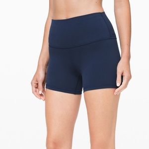 4” align shorts - high rise - navy